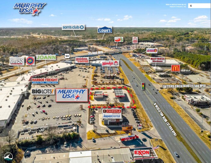 More Photos Of 959 N Wesleyan Blvd, Rocky Mount Freestanding For Sale