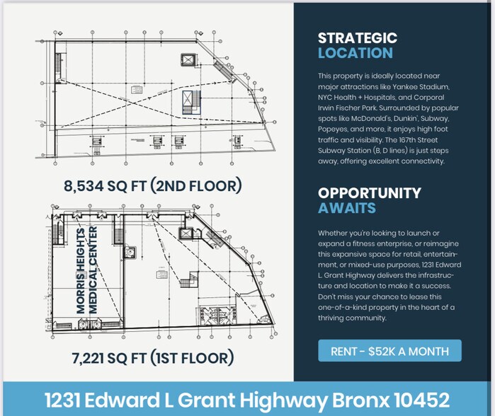 Primary Photo Of 1231 Edward L Grant Hwy, Bronx Health Club For Lease
