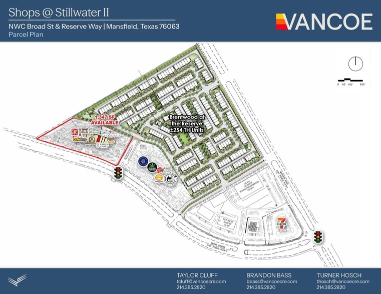 More Photos Of NWC of Broad St & Reserve Way, Mansfield Unknown For Lease