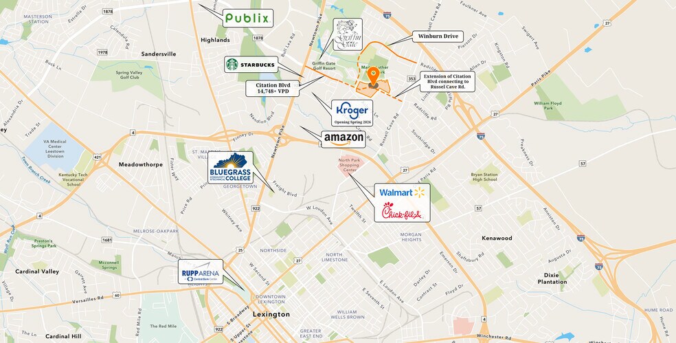 More Photos Of 1749 Russell Cave Rd, Lexington Land For Sale