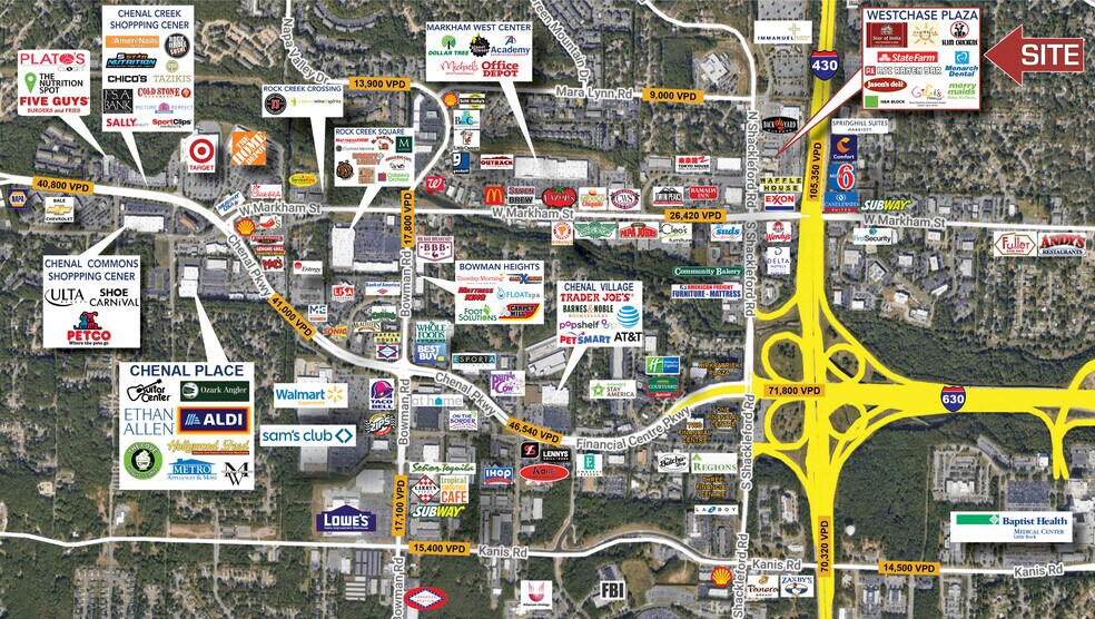 More Photos Of Markham & Shackleford, Little Rock Unknown For Lease