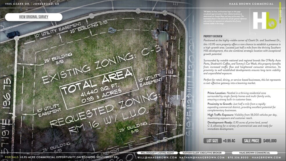 More Photos Of 1905 Ozark Dr, Jonesboro Land For Sale