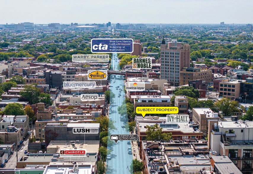 More Photos Of 1704 N Damen Ave, Chicago Storefront Retail Office For Lease