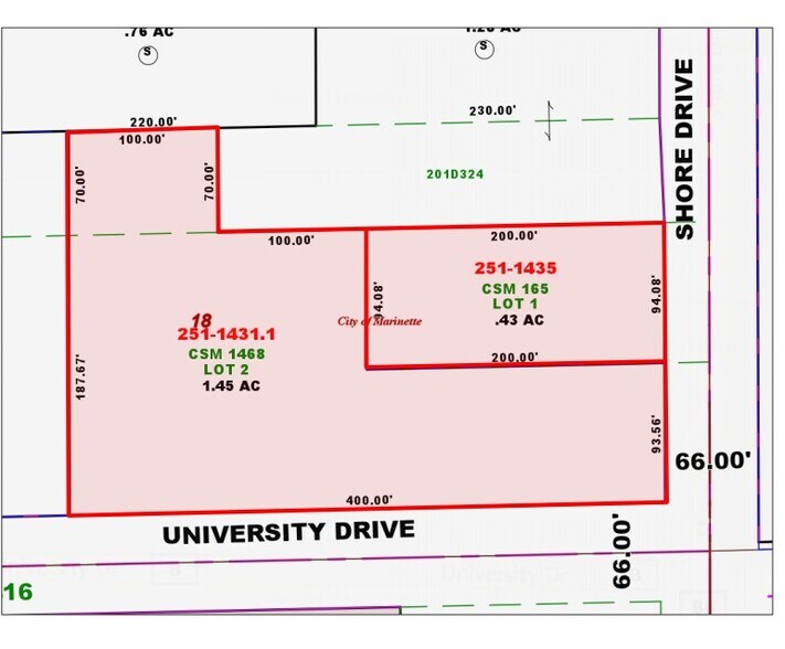 More Photos Of 1106 University Dr, Marinette Medical For Sale