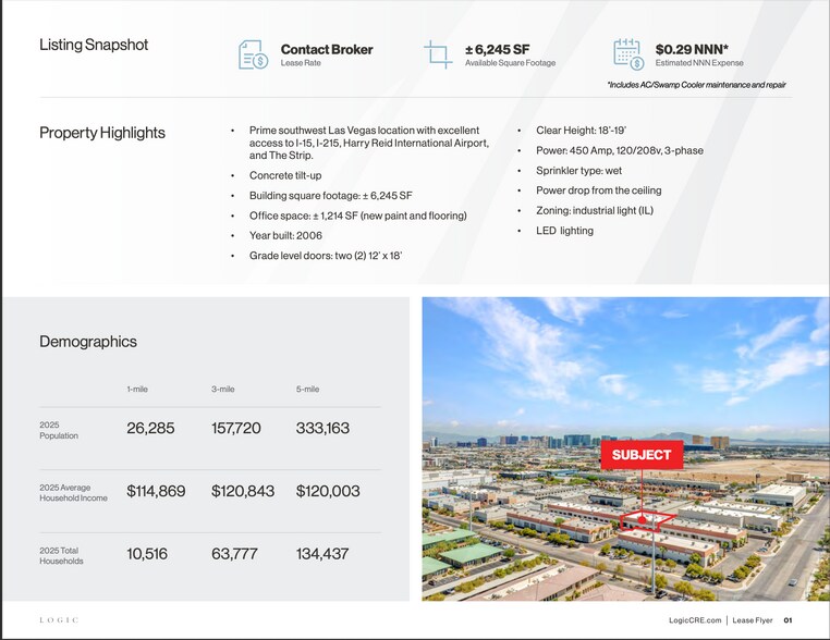 More Photos Of 5148 W Patrick Ln, Las Vegas Warehouse For Lease