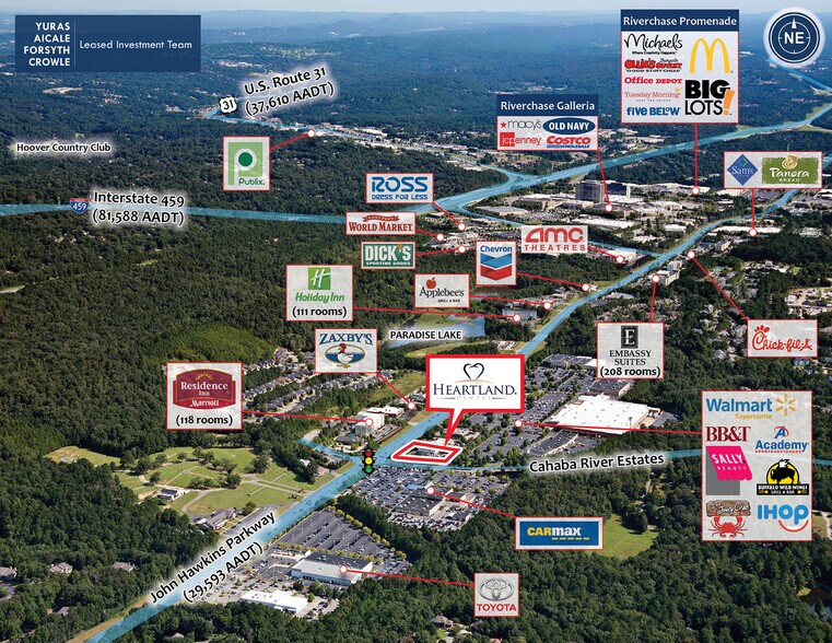 More Photos Of 2720 John Hawkins Pky, Hoover Bank For Sale