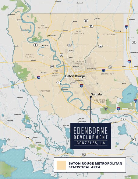 More Photos Of West Edenborne Parkway, Gonzales Land For Sale