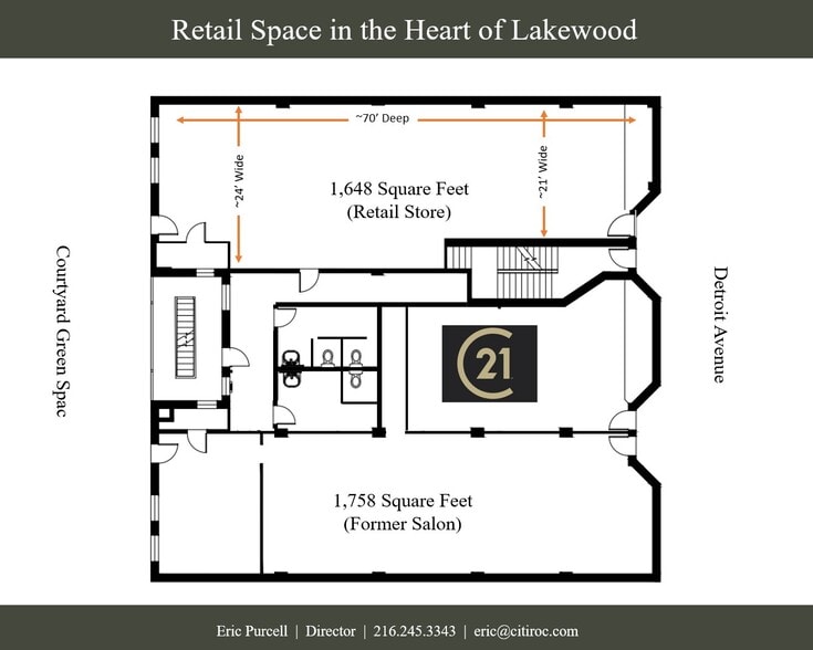 More Photos Of 15612-15618 Detroit Ave, Lakewood Storefront Retail Office For Lease