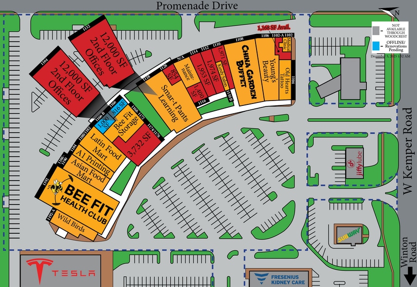 More Photos Of 1102-1192 W Kemper Rd, Cincinnati Unknown For Lease