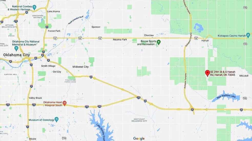 More Photos Of 29th St & S Harrah Rd, Harrah Land For Sale