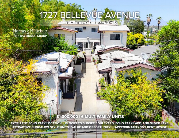 Primary Photo Of 1727 Bellevue Ave, Los Angeles Apartments For Sale