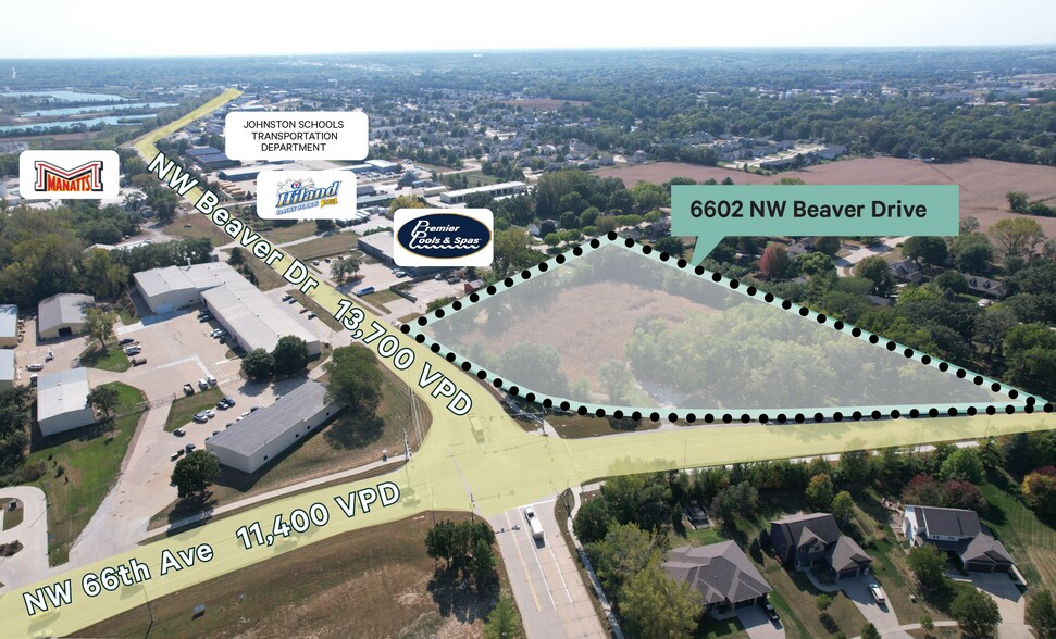 Primary Photo Of 6602 NW Beaver Dr, Johnston Land For Sale