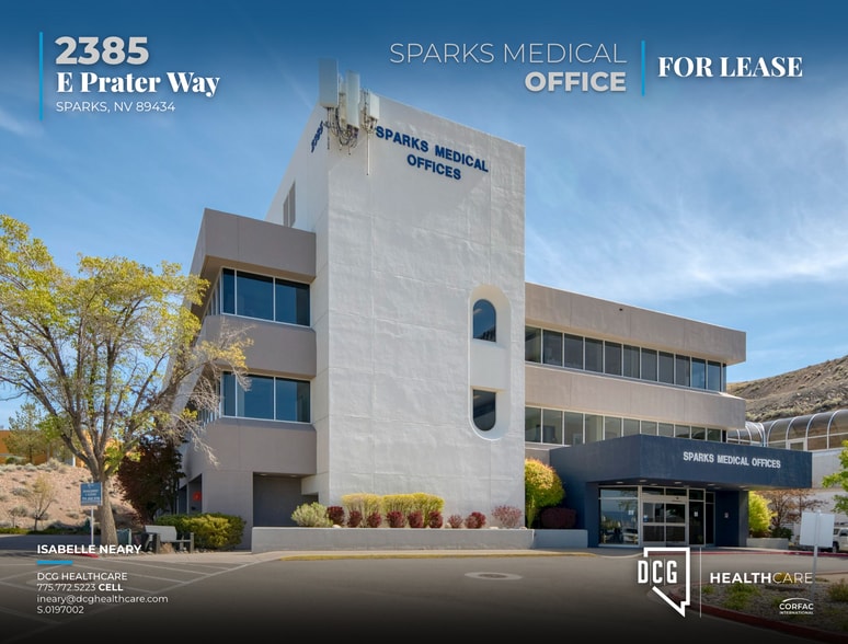 Primary Photo Of 2385 E Prater Way, Sparks Medical For Lease
