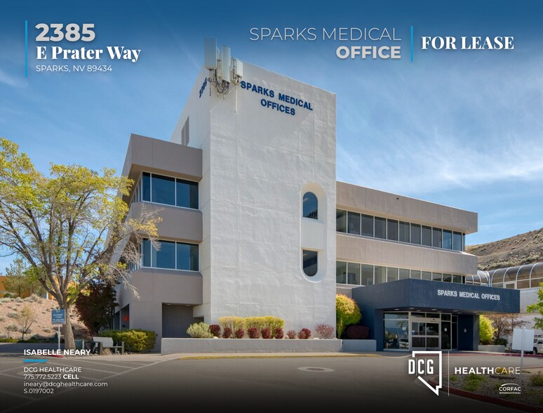 Primary Photo Of 2385 E Prater Way, Sparks Medical For Lease