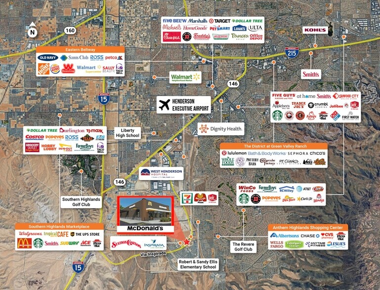 More Photos Of Via Inspirada and Bicentennial Pkwy., Henderson Fast Food For Sale
