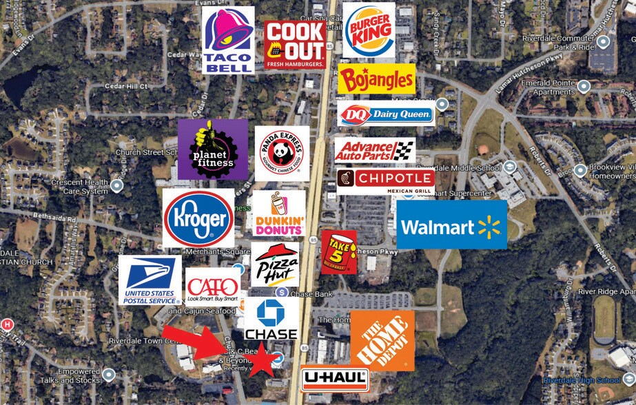 More Photos Of 7227 Highway 85, Riverdale Freestanding For Sale