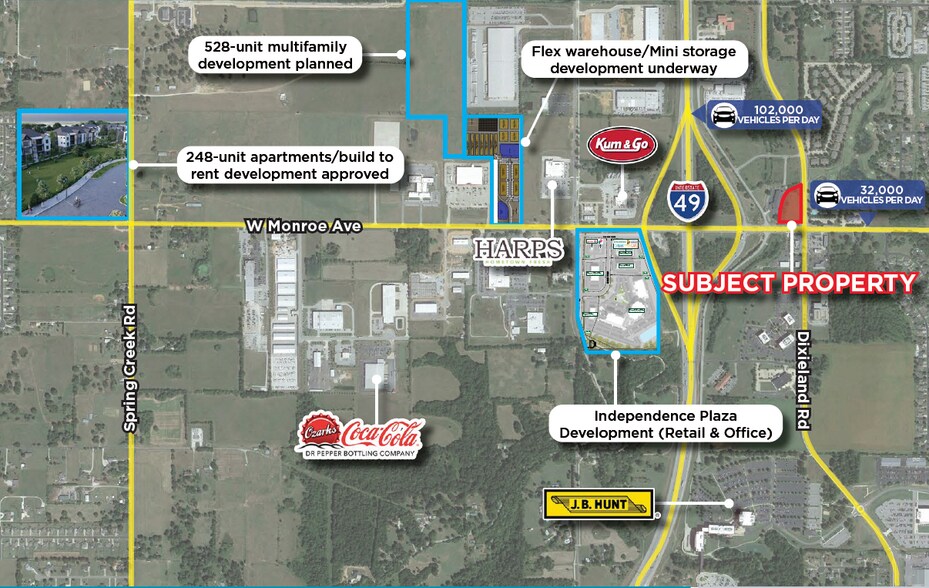 More Photos Of Monroe Ave & Dixieland St, Lowell Land For Sale