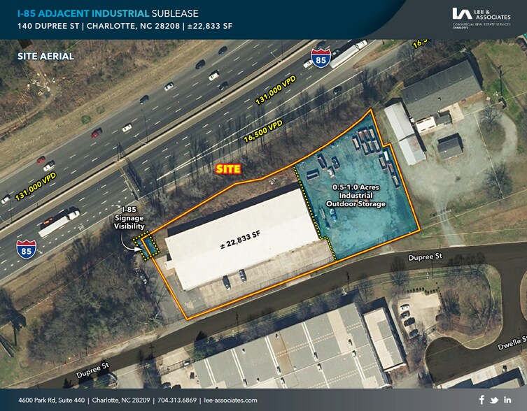 More Photos Of 140 Dupree St, Charlotte Warehouse For Lease