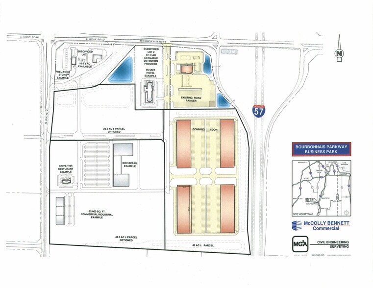 More Photos Of Route 45 Bourbonnais Pkwy & I-57 Exit 318, Bourbonnais Land For Sale