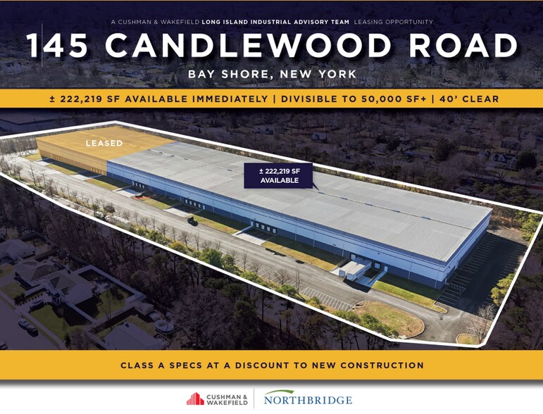Primary Photo Of 145 Candlewood Rd, Bay Shore Warehouse For Lease
