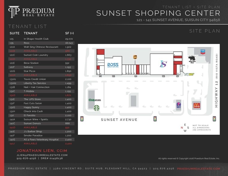More Photos Of 100-108 Sunset Ave, Suisun City Unknown For Lease