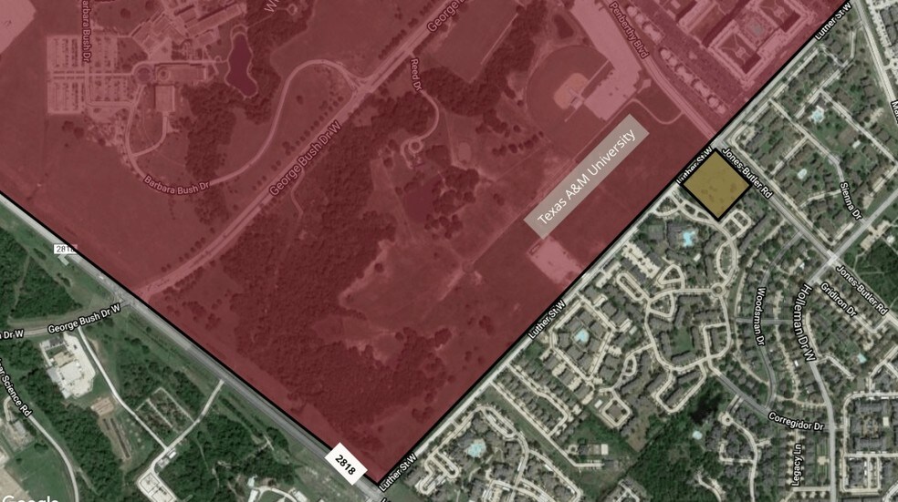 Primary Photo Of 501 Luther St W, College Station Land For Sale
