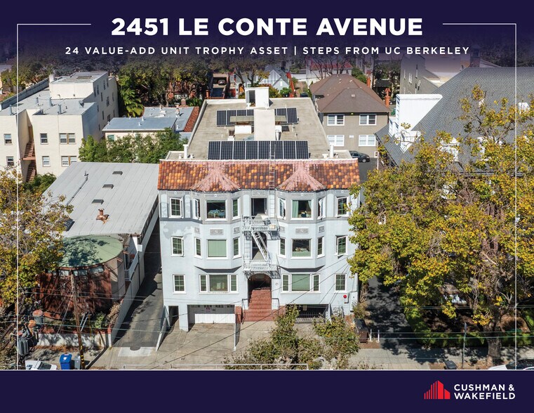 Primary Photo Of 2451 Le Conte Ave, Berkeley Apartments For Sale