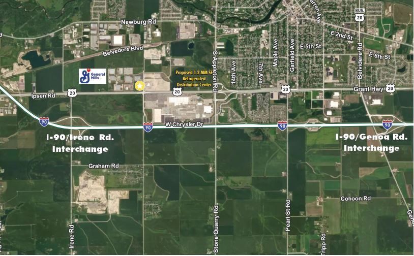 More Photos Of NWC of Chrysler Dr and Town Hall Rd @ US Route 20, Belvidere Land For Sale