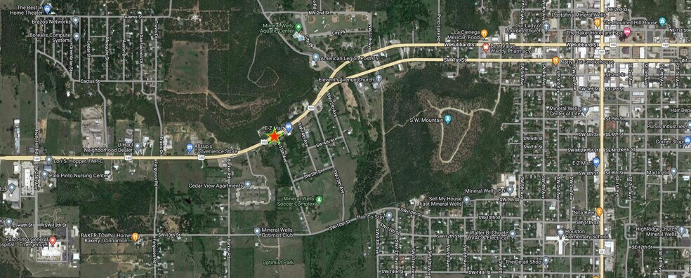 More Photos Of Hwy 180 @ SW 15th Avenue, Mineral Wells Land For Sale