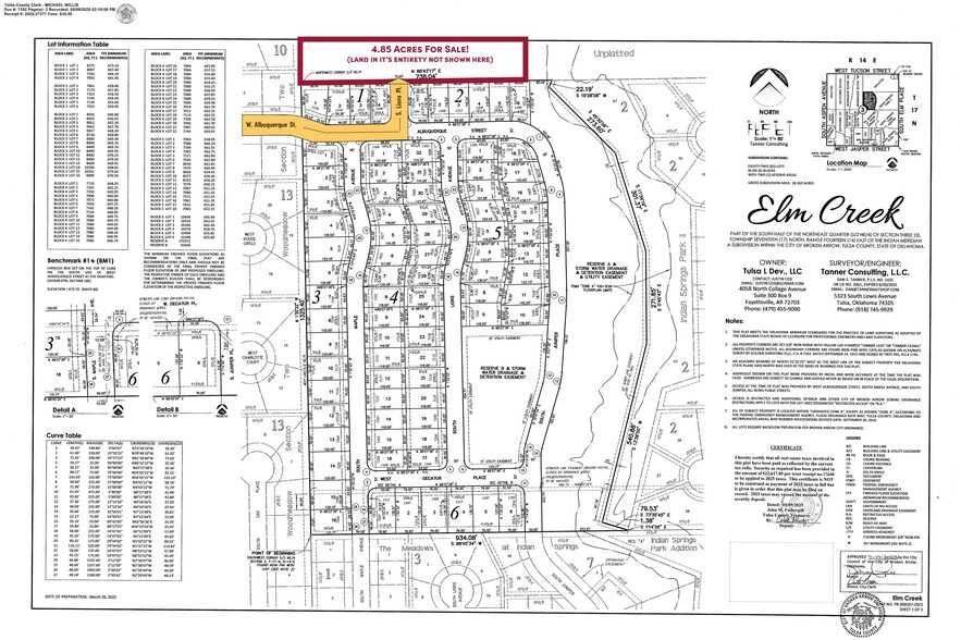 More Photos Of S 121st Street West of Elm, Broken Arrow Land For Sale