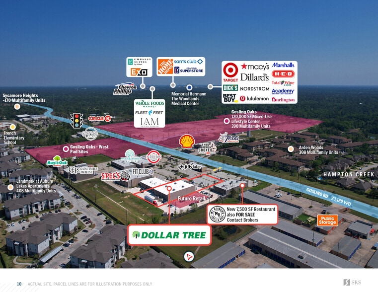 More Photos Of 24527 Gosling Rd, Spring Storefront For Sale