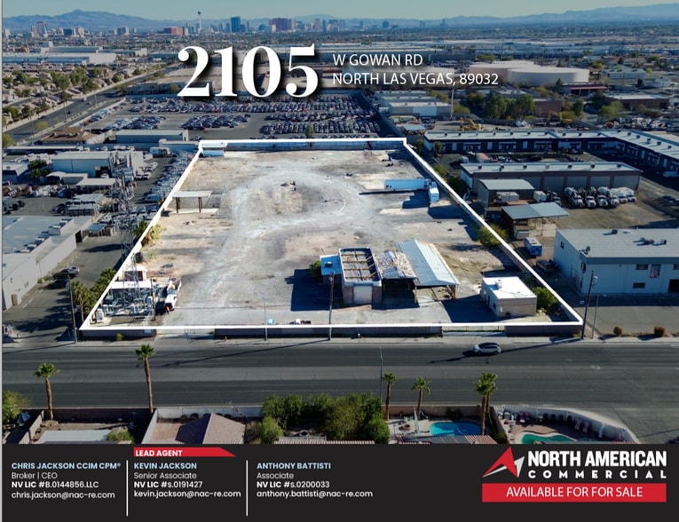 Primary Photo Of 2105 W Gowan Rd, North Las Vegas Land For Sale