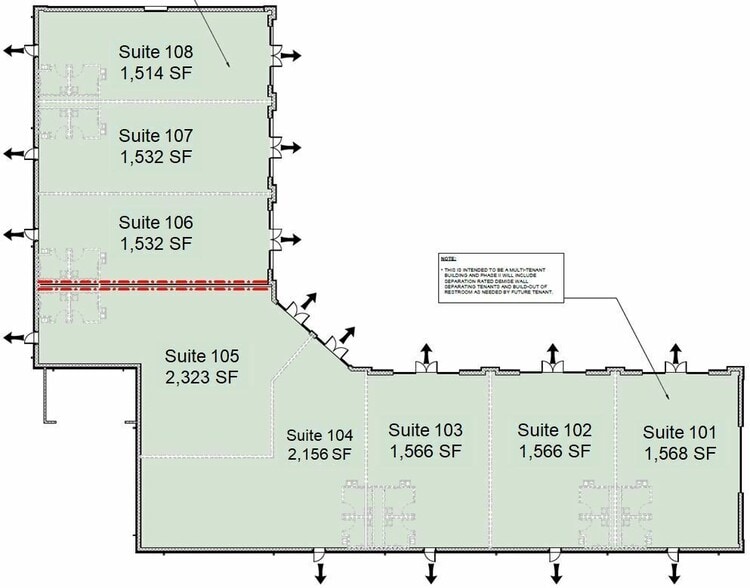 More Photos Of 1801 Rodd Field Rd, Corpus Christi Storefront For Lease