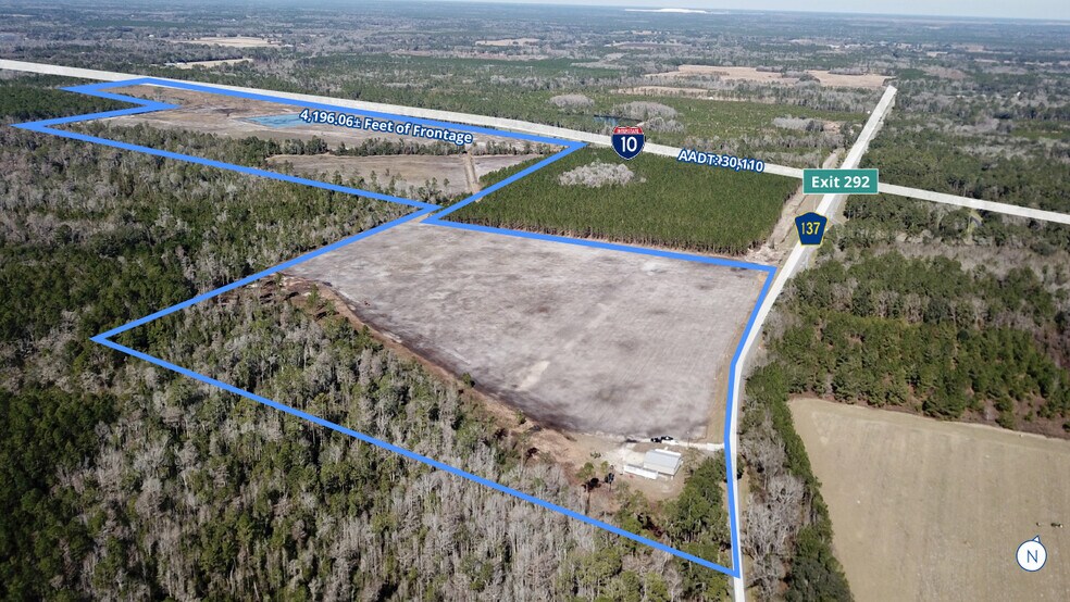 More Photos Of I-10 & CR 137 Interchange - 202 Acres, Wellborn Land For Sale