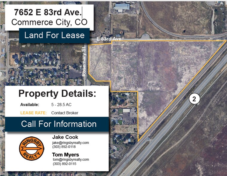 Primary Photo Of E 7652 E 83rd Ave - LAND, Commerce City Land For Lease