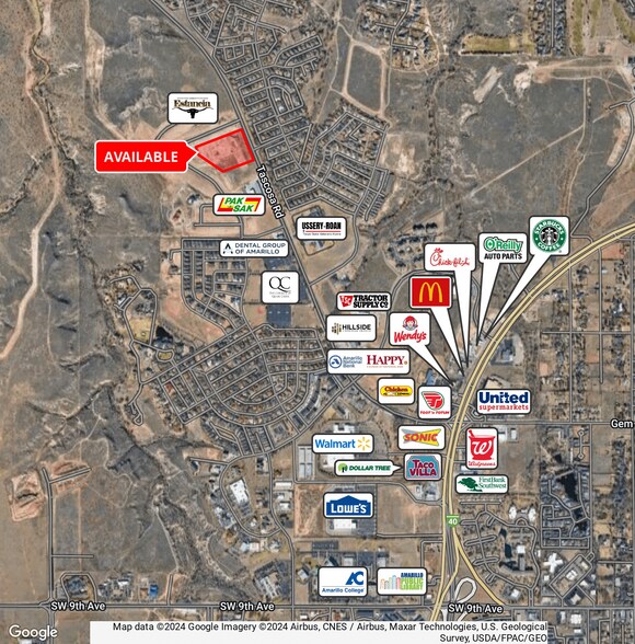 Primary Photo Of Tascosa Rd W of Amarillo Blvd, Amarillo, 79124, Amarillo Land For Sale