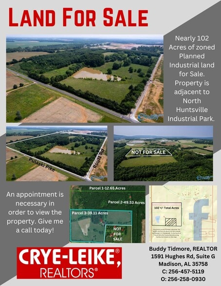 Primary Photo Of 8042 Pulaski Pike, Toney Land For Sale