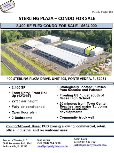 Primary Photo Of 400 Sterling Plaza Dr, Ponte Vedra Warehouse For Sale