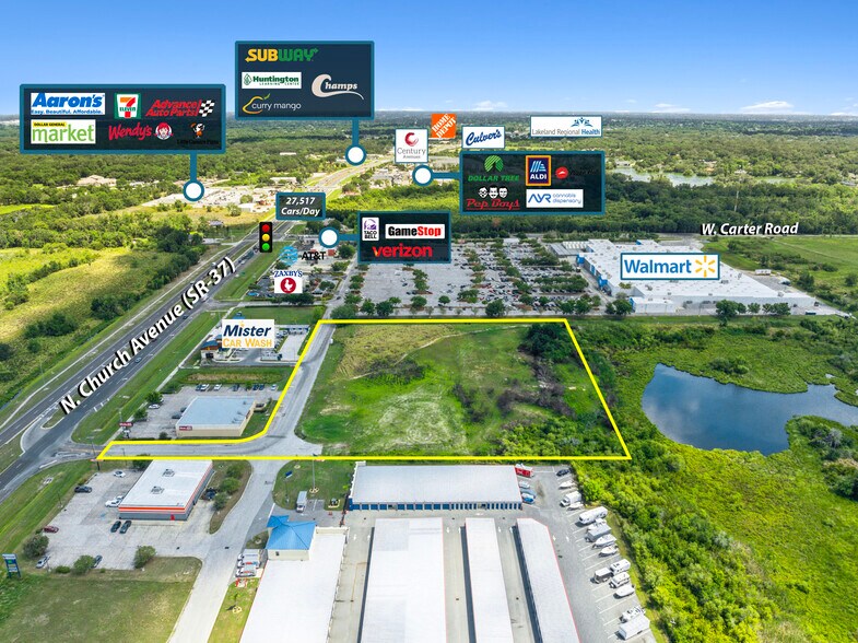 Primary Photo Of 6683 N Church Ave, Lakeland Land For Sale