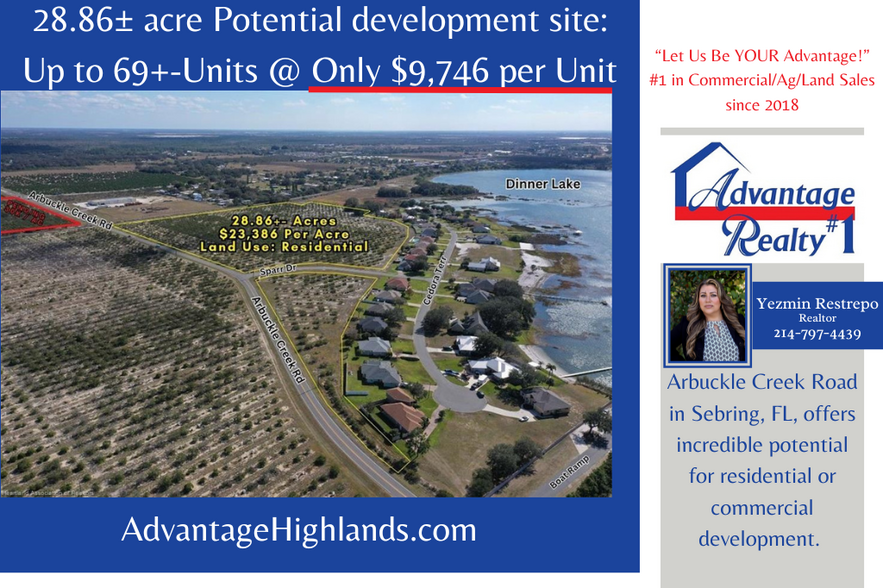 Primary Photo Of 2435 Arbuckle Creek rd, Sebring Land For Sale