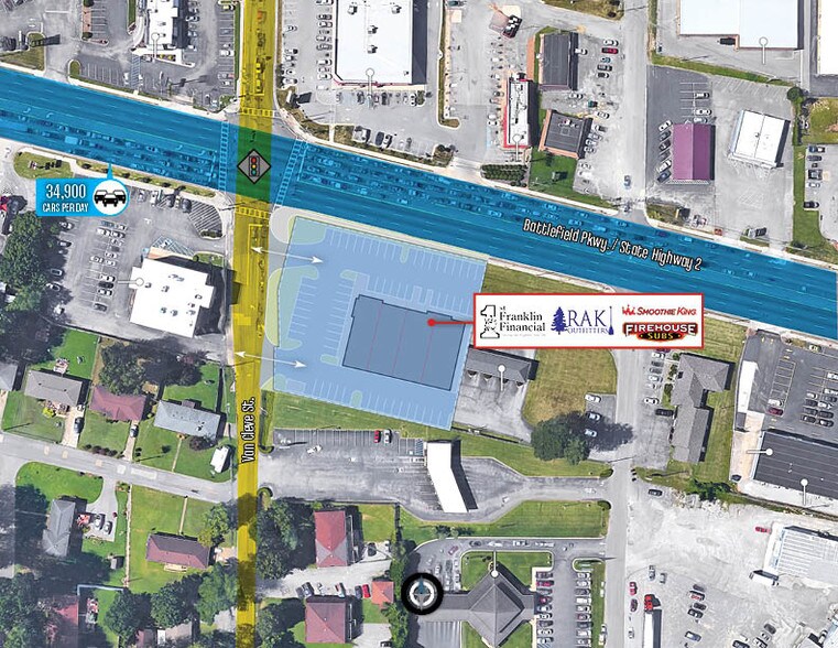 More Photos Of 882-898 Battlefield Pky, Fort Oglethorpe Freestanding For Lease