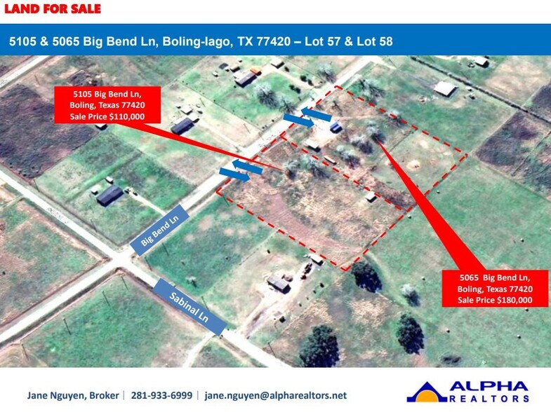 More Photos Of 5065 Big Bend Ln, Boling Land For Sale