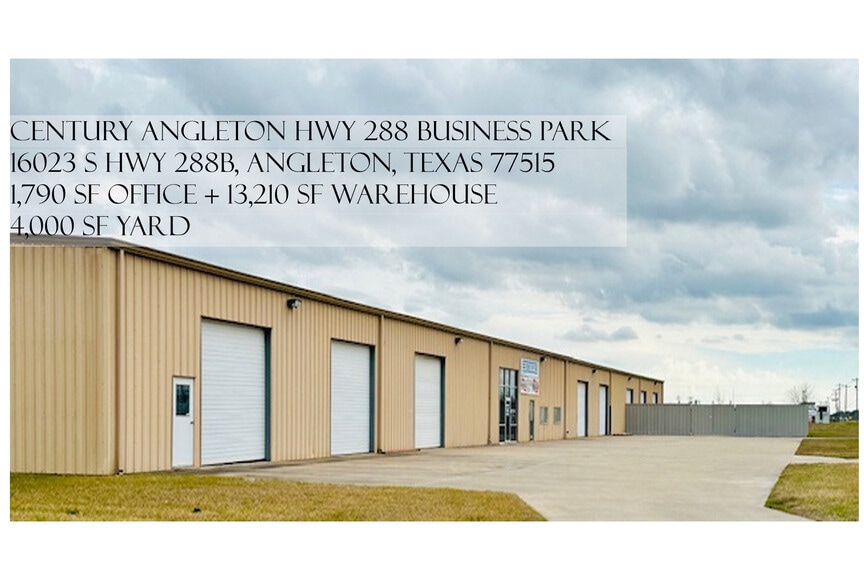 More Photos Of 16023 South Hwy, Angleton Warehouse For Lease