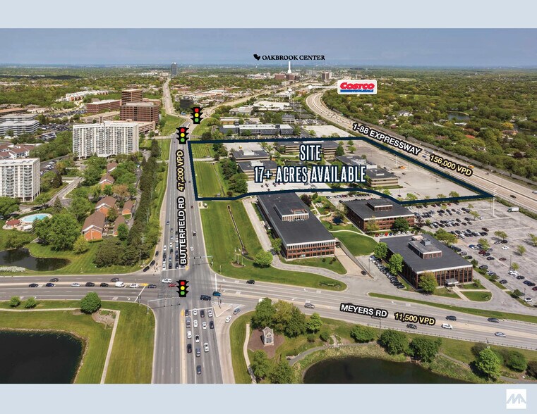 More Photos Of Butterfield Rd & Meyers Rd, Oak Brook Land For Lease