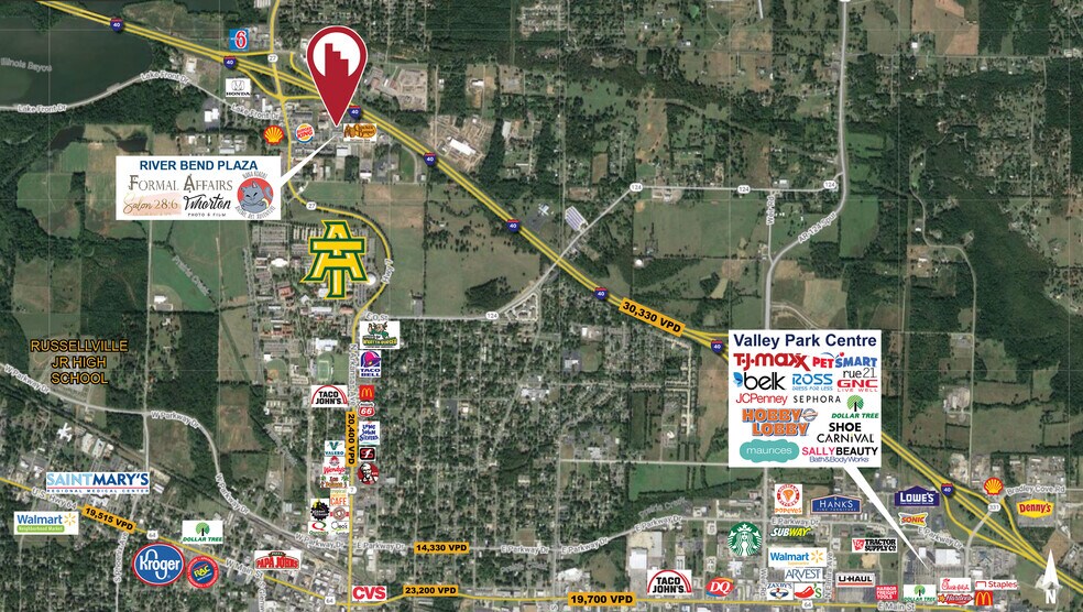 More Photos Of 115 E Harrell Dr, Russellville Freestanding For Lease