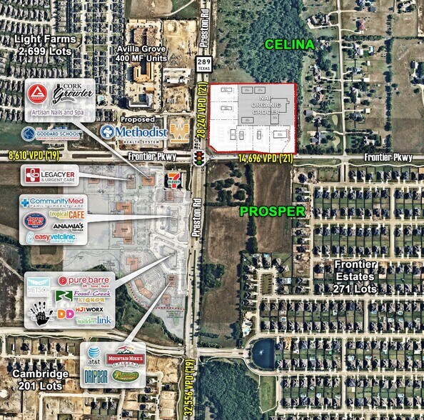 Primary Photo Of NEQ of Preston Rd @ Frontier Pkwy, Prosper Land For Sale