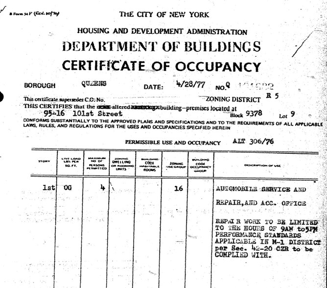 More Photos Of 9516 101st St, Ozone Park Industrial For Sale