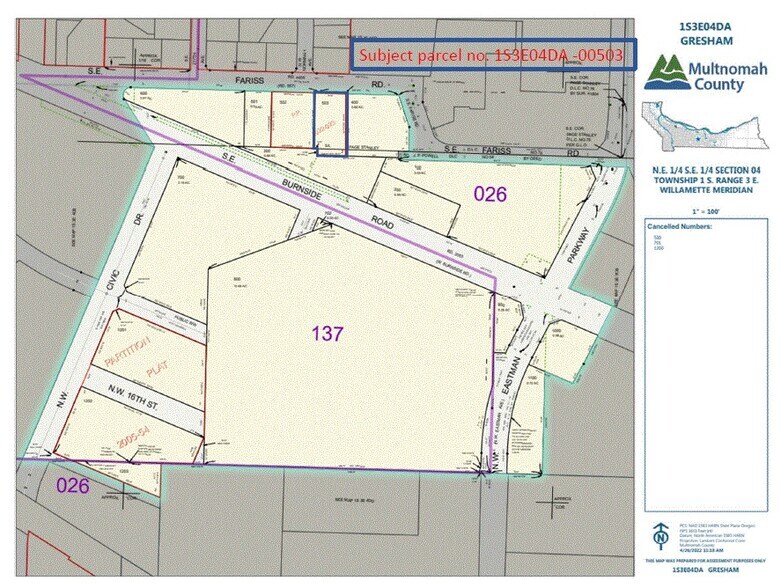 More Photos Of 600 NW Fariss Rd, Gresham Land For Sale