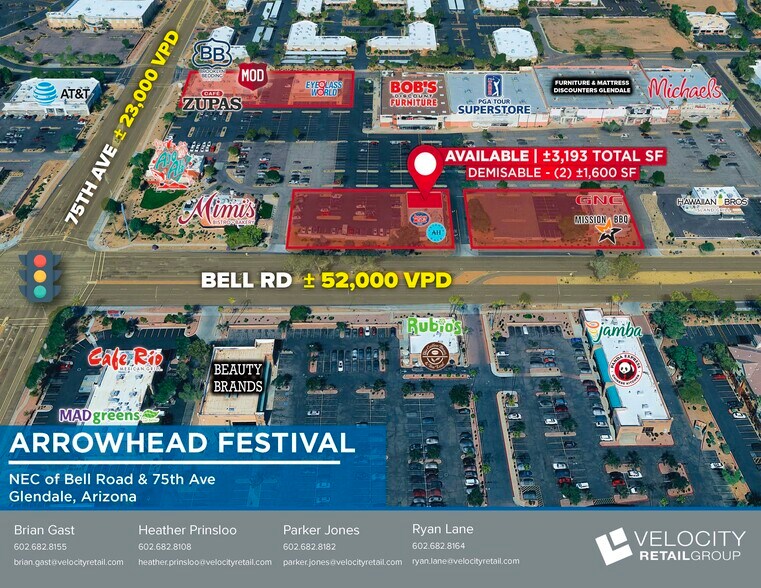 Primary Photo Of 7320-7340 W Bell Rd, Glendale Unknown For Lease