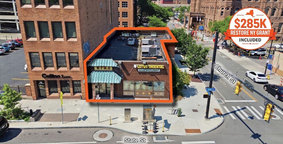 Primary Photo Of 79 State St, Rochester Restaurant For Sale